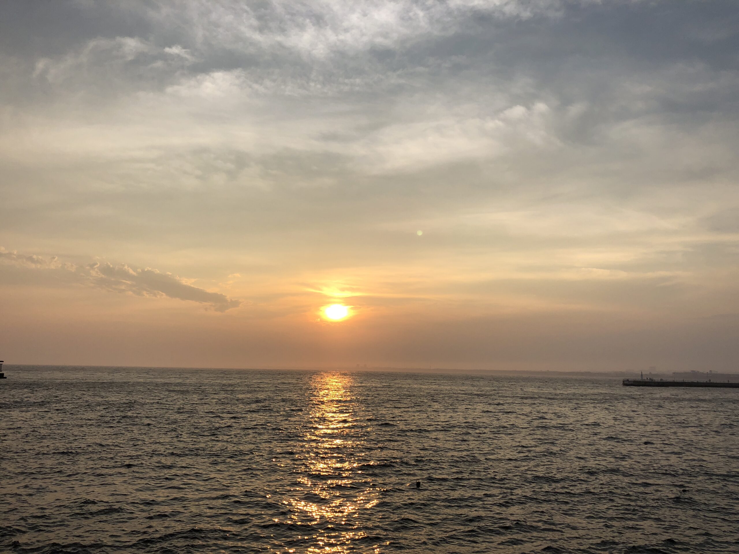 夕日の写真